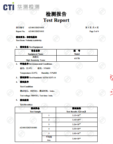 導熱墊的體積電阻率如何測試